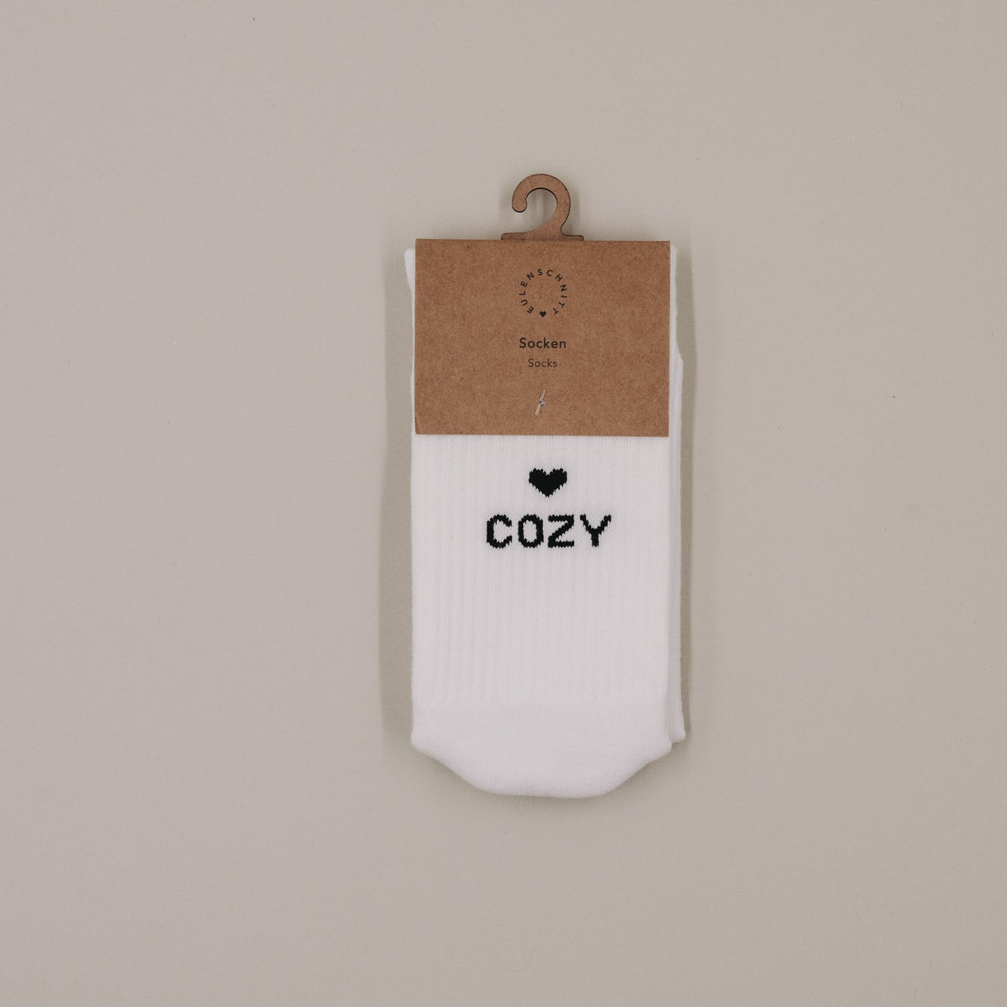 Socken weiß "Cozy Moments"