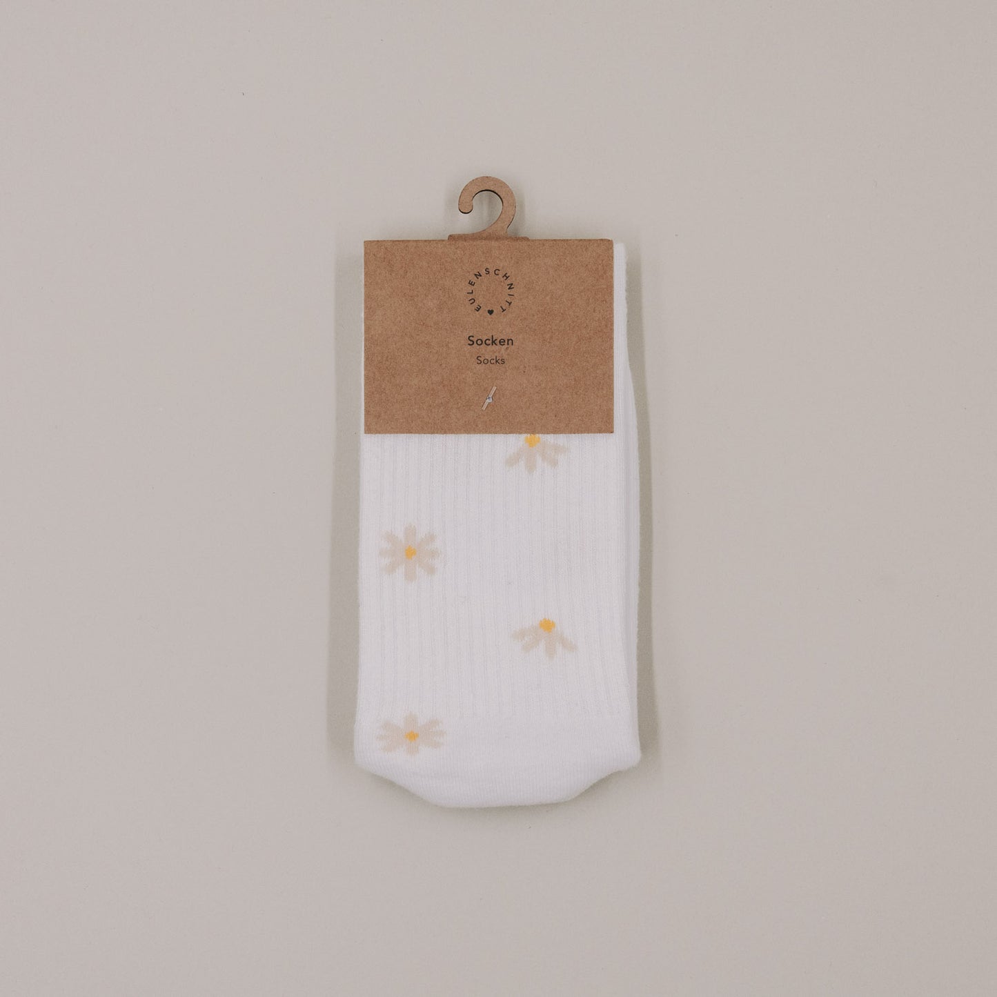 Socken weiß "Allover Daisy"