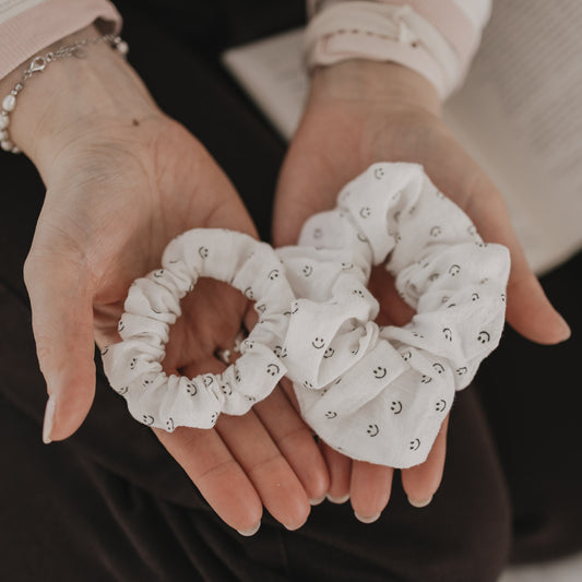 Scrunchies "Smileys" 2er Set