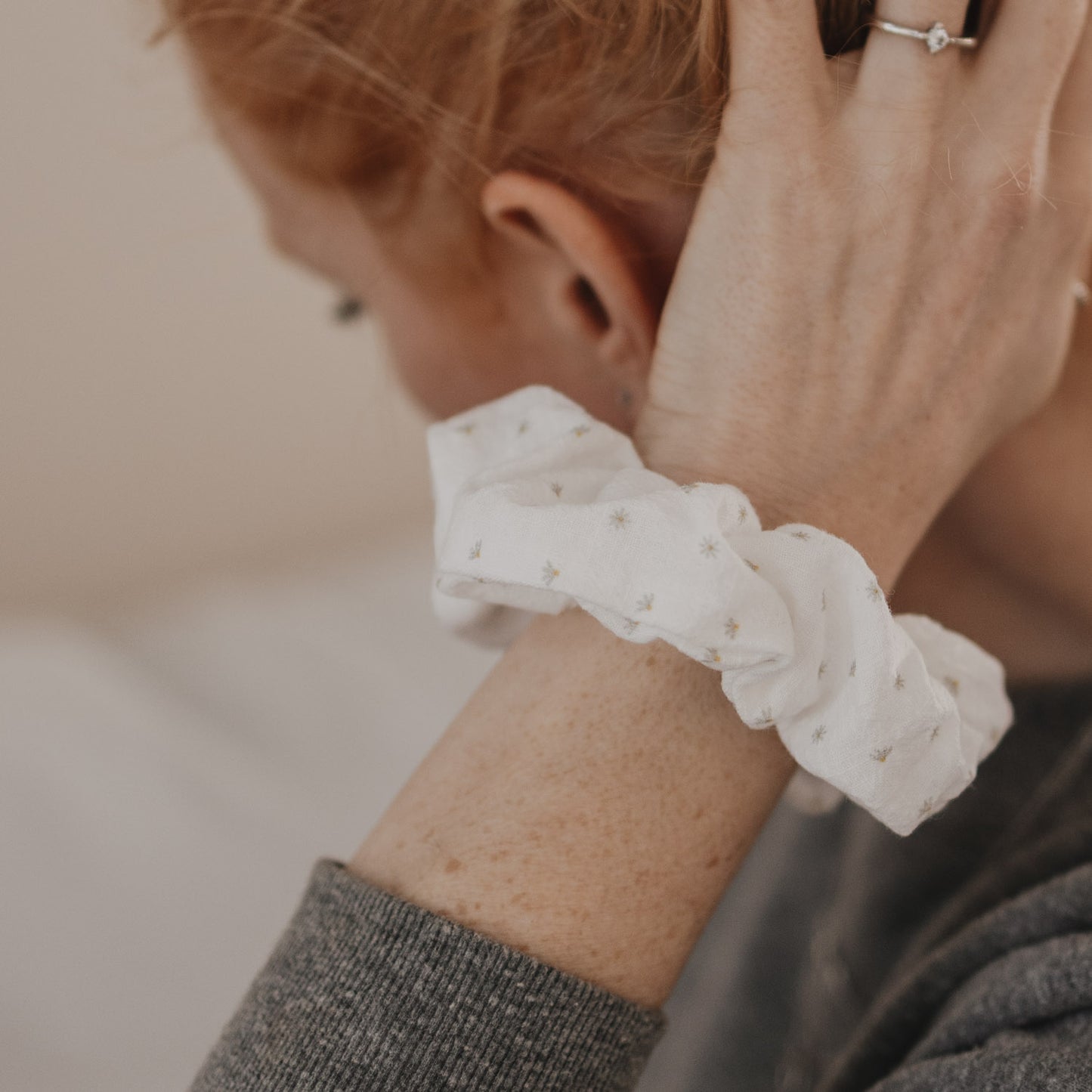 Scrunchies "Blumen" 2er Set